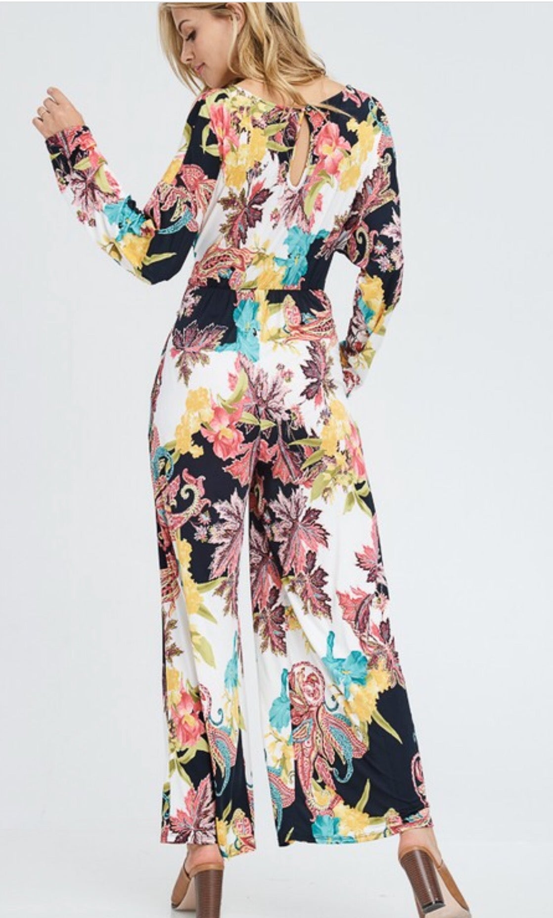 Floral Fall Loose Jumper - BRIDGET CUNNINGHAM